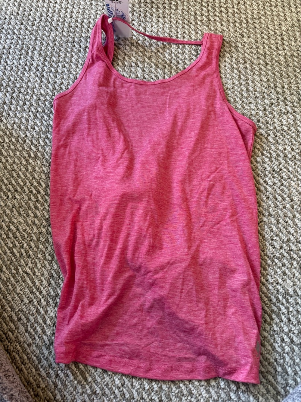 Women’s Pink Tank Top - Lightweight Scoop Neck